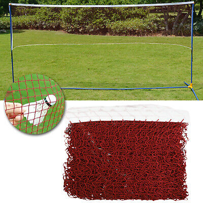 Badminton Tennis Volleyball Net For Beach Garden Indoor Outdoor Games Red