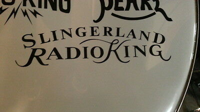 Radio King Slingerland Black 40s Vintage Logo Sticker/decal Hi Quality 3m Vinyl!