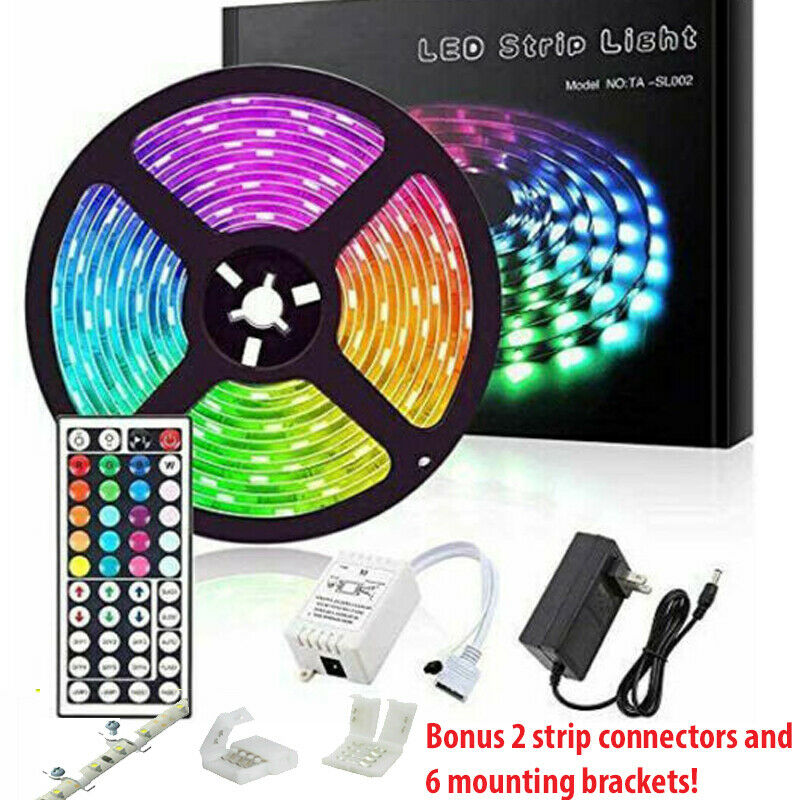 Led Strip Lights 33ft Rgb Led Room Lights 5050 Led Tape Lights Color Changing
