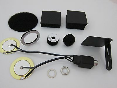 Dual Drum Trigger With Accessories For Diy Electronic Drum / Snare / Tom